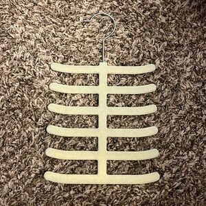 Velvet tie hanger